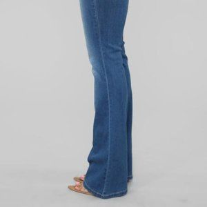 Fashion Nova Flare Jean Light Wash